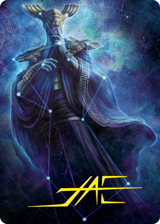 Atris, Oracle of Half-Truths Art Card (Gold-Stamped Signature) [March of the Machine Art Series] | Odin's Place
