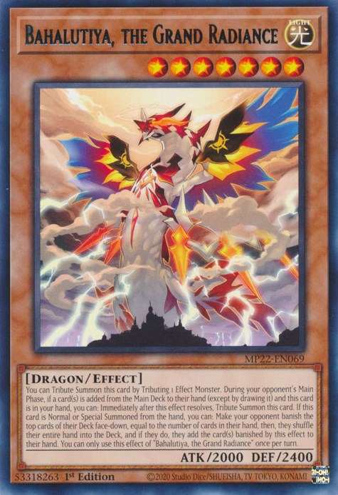 Bahalutiya, the Grand Radiance [MP22-EN069] Rare | Odin's Place