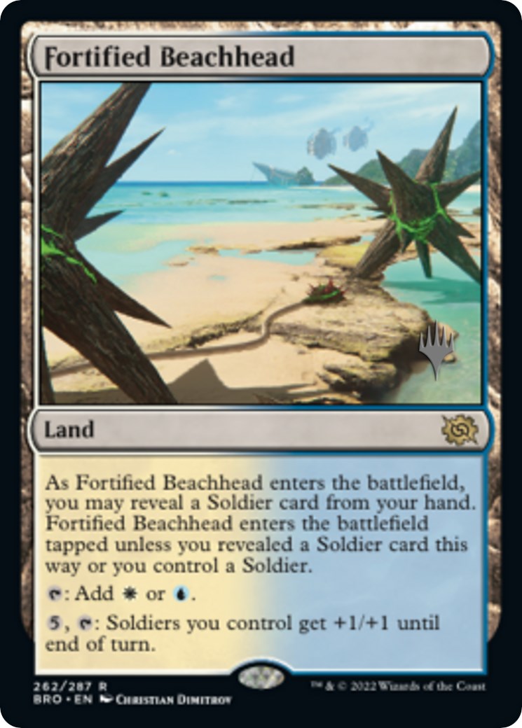 Fortified Beachhead (Promo Pack) [The Brothers' War Promos] | Odin's Place
