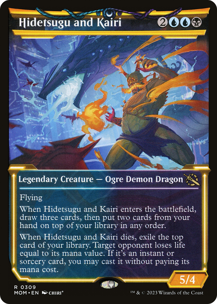 Hidetsugu and Kairi (Showcase Planar Booster Fun) [March of the Machine] | Odin's Place