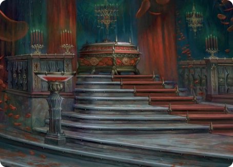 Edgar Markov's Coffin Art Card [Innistrad: Crimson Vow Art Series] | Odin's Place