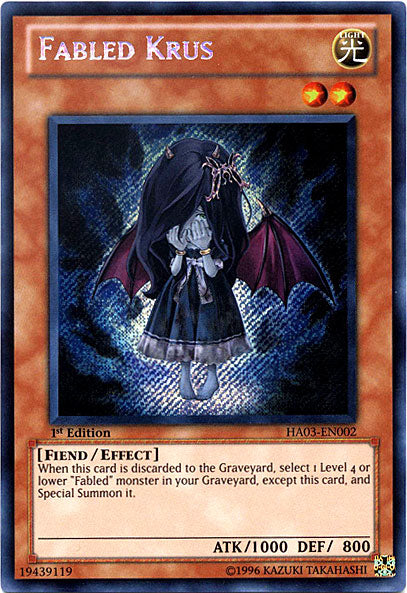 Fabled Krus [HA03-EN002] Secret Rare | Odin's Place