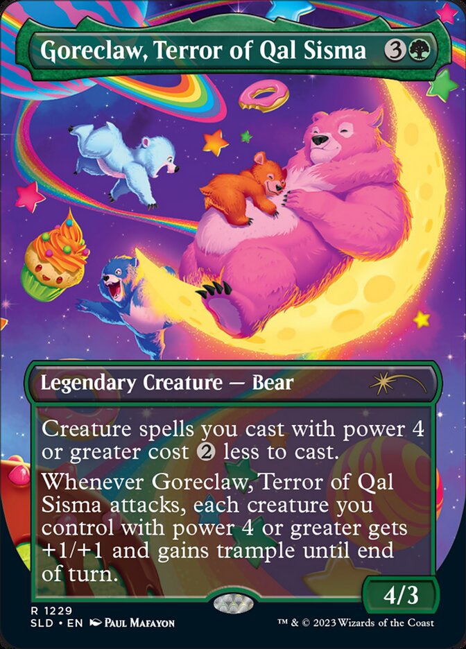 Goreclaw, Terror of Qal Sisma (Borderless) [Secret Lair Drop Series] | Odin's Place