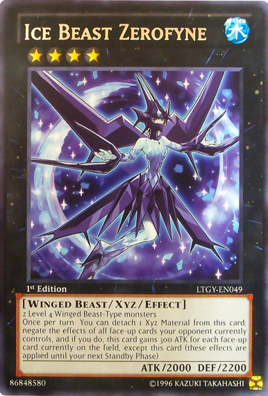 Ice Beast Zerofyne [LTGY-EN049] Rare | Odin's Place