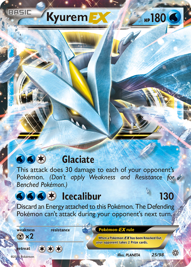 Kyurem EX (25/98) [XY: Ancient Origins] | Odin's Place