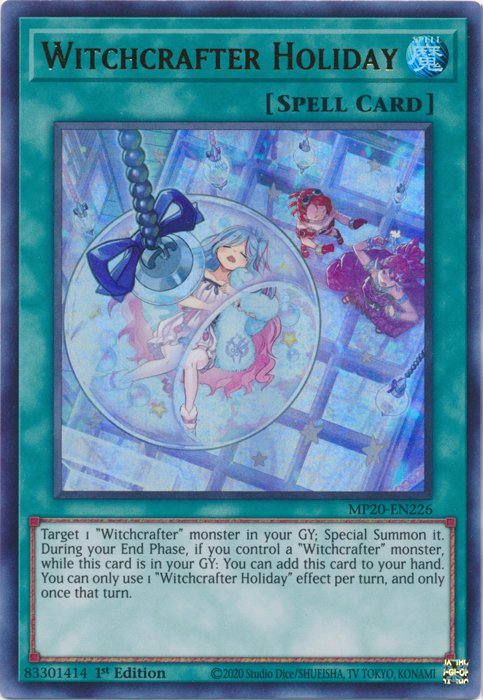 Witchcrafter Holiday [MP20-EN226] Ultra Rare | Odin's Place