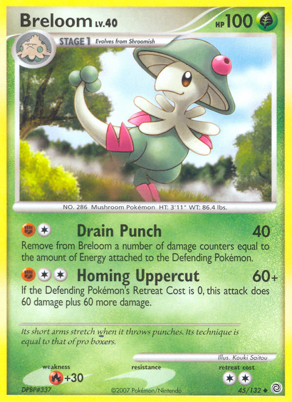 Breloom (45/132) [Diamond & Pearl: Secret Wonders] | Odin's Place
