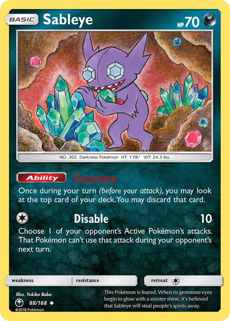 Sableye (88/168) [Sun & Moon: Celestial Storm] | Odin's Place