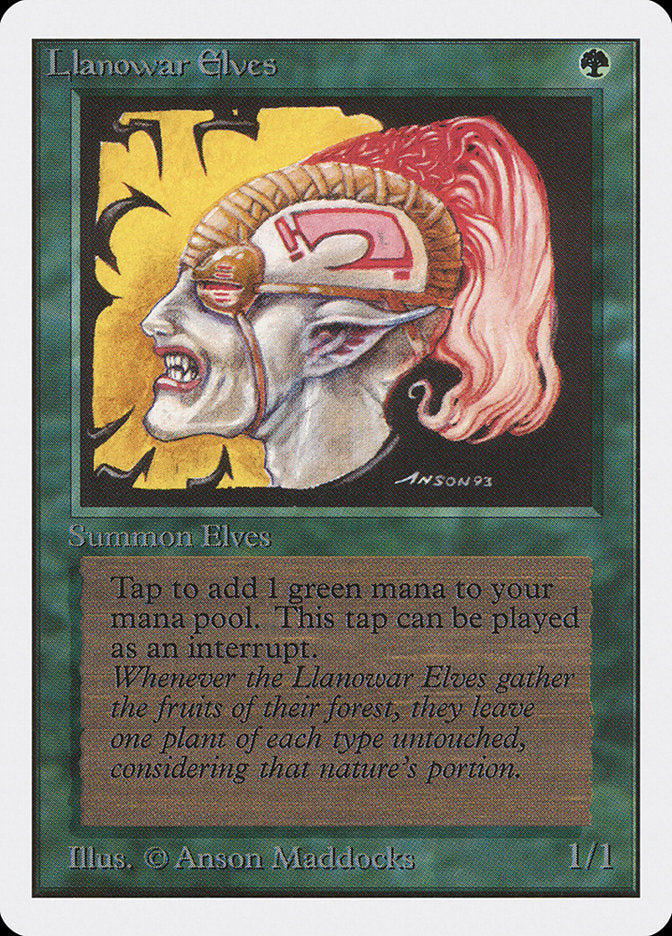 Llanowar Elves (211) [Unlimited Edition] | Odin's Place