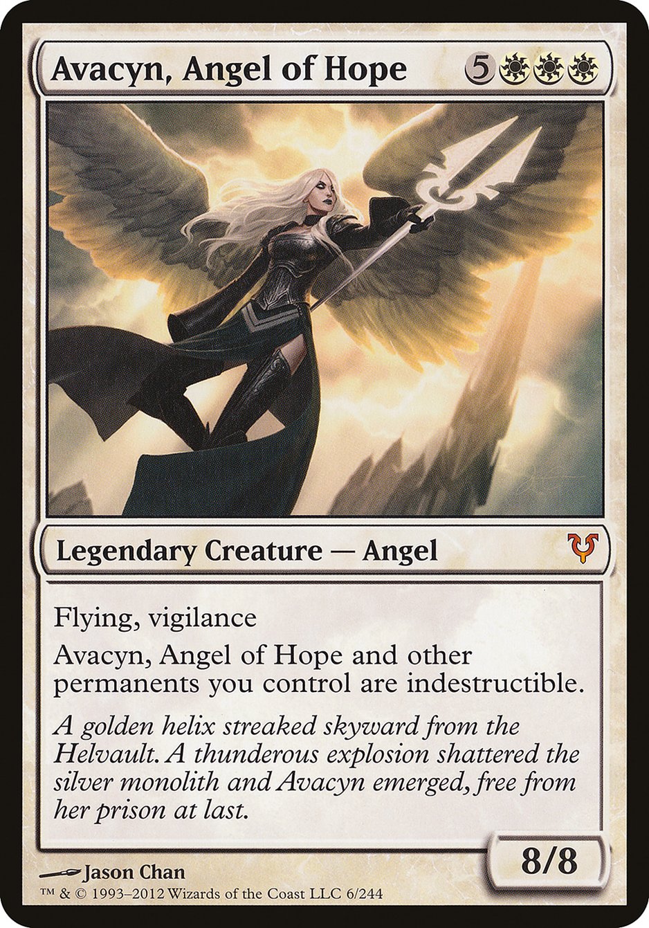 Avacyn, Angel of Hope (6) (Oversized) [Open the Helvault] | Odin's Place