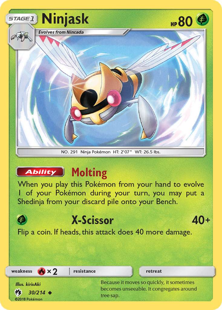 Ninjask (30/214) [Sun & Moon: Lost Thunder] | Odin's Place