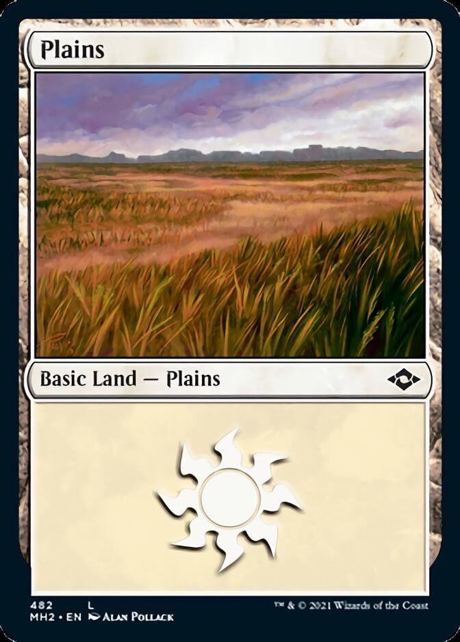 Plains (482) (Foil Etched) [Modern Horizons 2] | Odin's Place