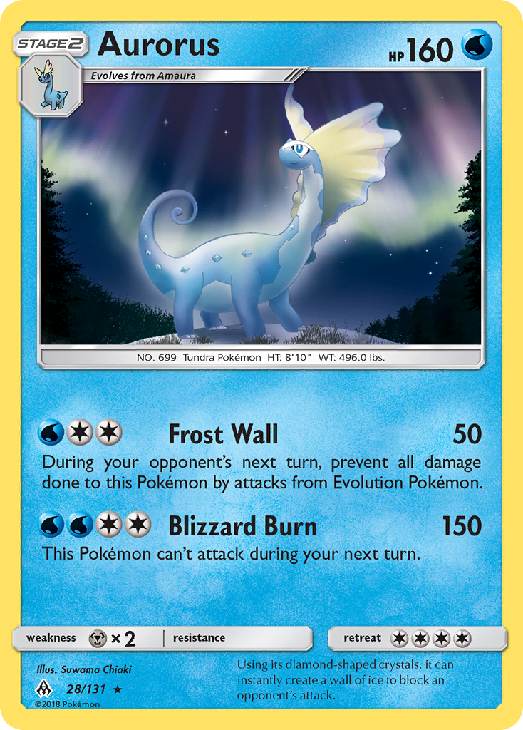 Aurorus (28/131) [Sun & Moon: Forbidden Light] | Odin's Place
