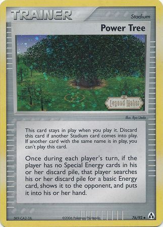 Power Tree (76/92) (Stamped) [EX: Legend Maker] | Odin's Place