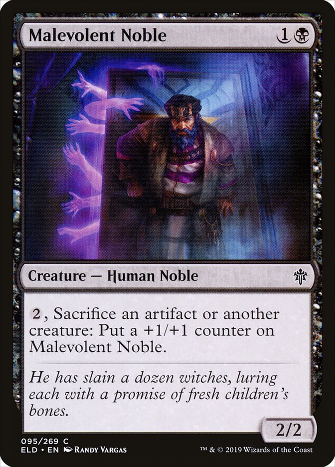 Malevolent Noble [Throne of Eldraine] | Odin's Place