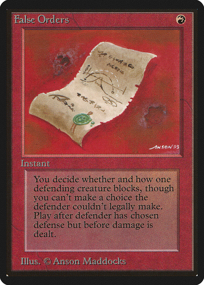 False Orders (148) [Beta Edition] | Odin's Place