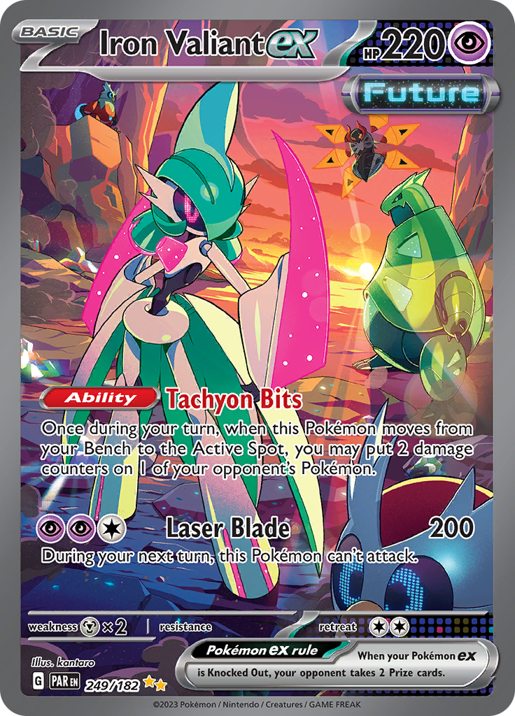 Iron Valiant ex (249/182) [Scarlet & Violet: Paradox Rift] | Odin's Place