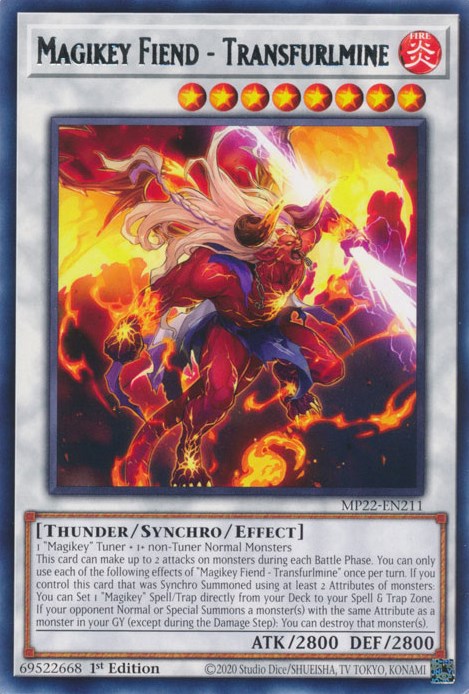 Magikey Fiend - Transfurlmine [MP22-EN211] Rare | Odin's Place