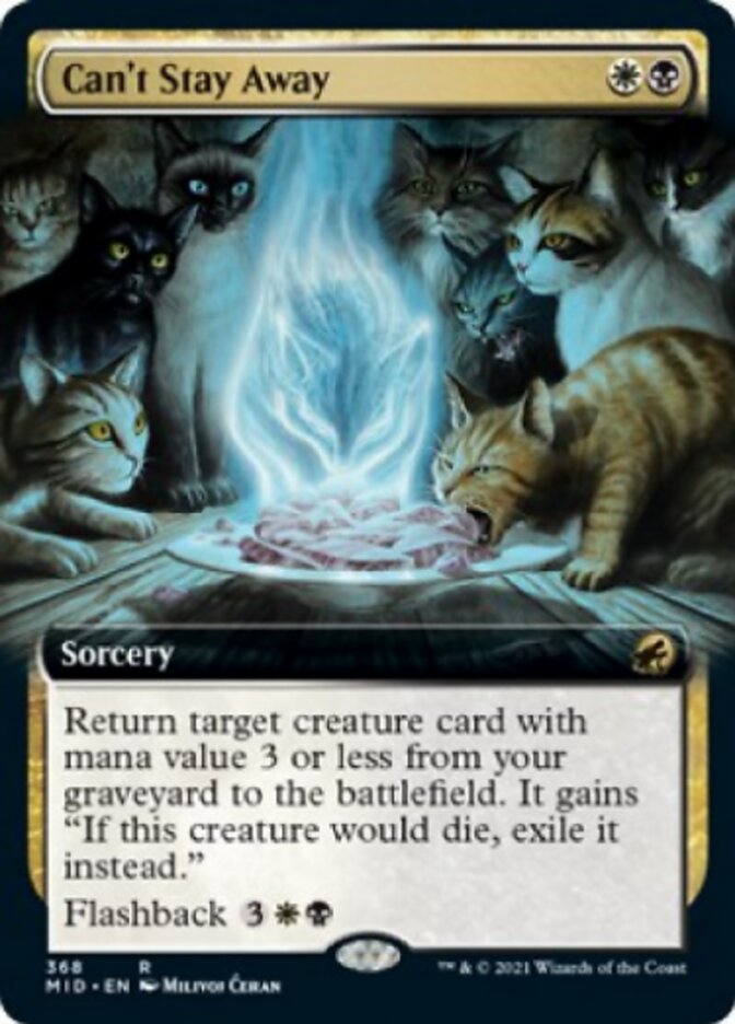 Can't Stay Away (Extended Art) [Innistrad: Midnight Hunt] | Odin's Place