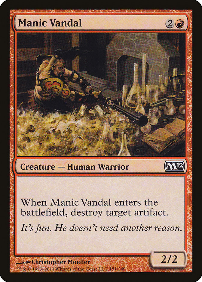 Manic Vandal (151) [Magic 2012] | Odin's Place