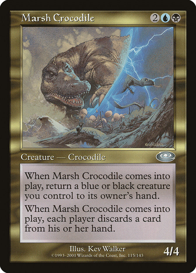 Marsh Crocodile (115) [Planeshift] | Odin's Place