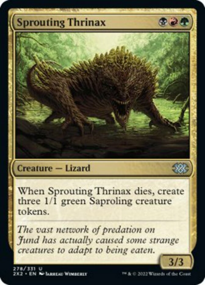 Sprouting Thrinax [Double Masters 2022] | Odin's Place