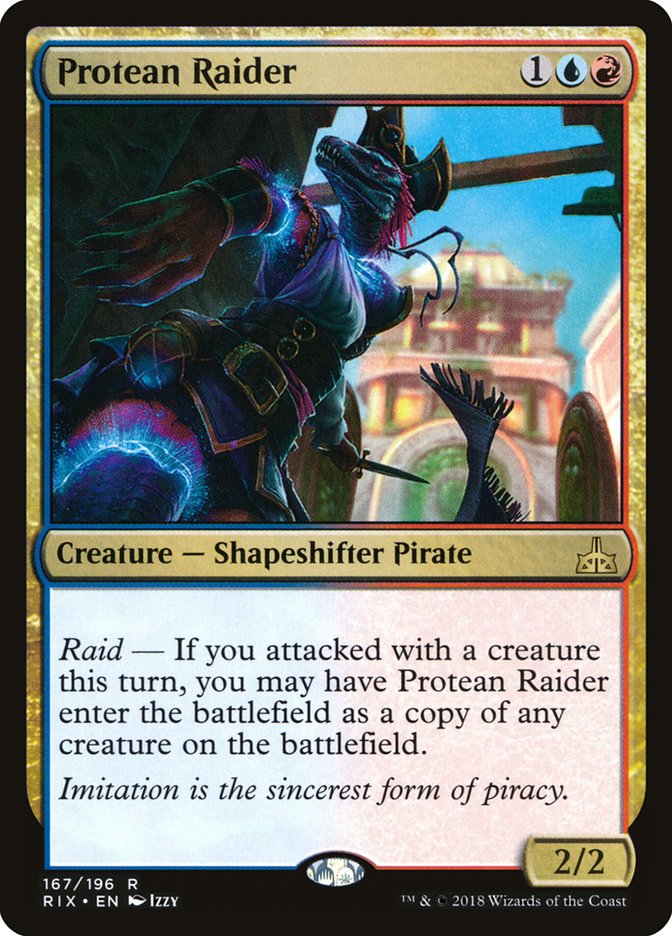 Protean Raider (167) [Rivals of Ixalan] | Odin's Place