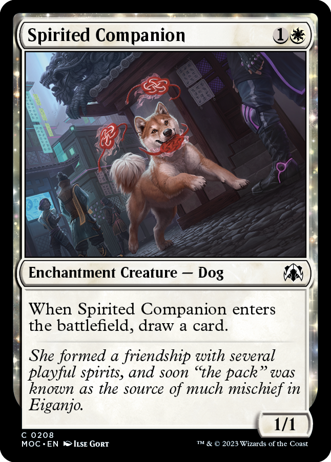 Spirited Companion [March of the Machine Commander] | Odin's Place