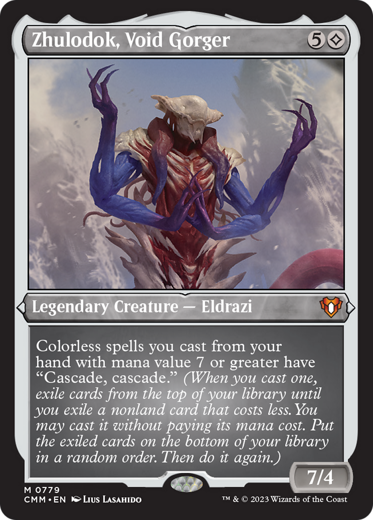 Zhulodok, Void Gorger (Display Commander) (Foil Etched) [Commander Masters] | Odin's Place