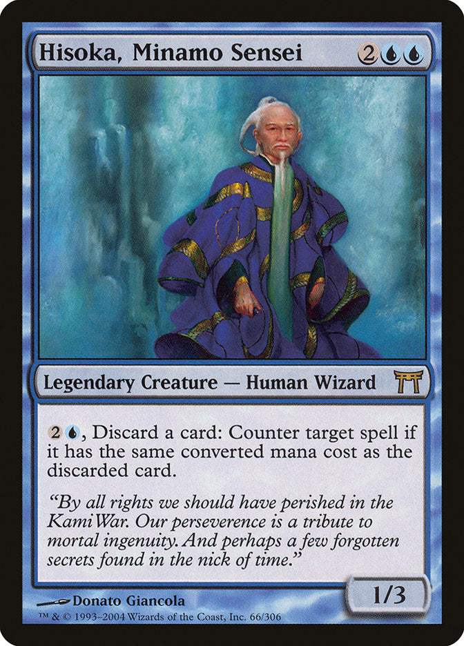 Hisoka, Minamo Sensei (66) [Champions of Kamigawa] | Odin's Place