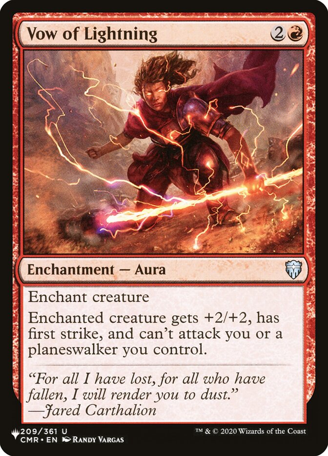 Vow of Lightning [The List] | Odin's Place