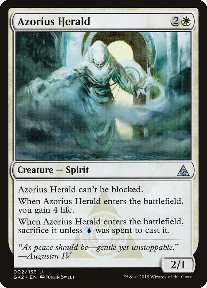 Azorius Herald (2) [Ravnica Allegiance Guild Kit] | Odin's Place