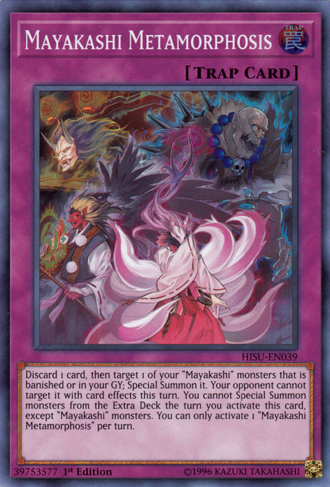 Mayakashi Metamorphosis [HISU-EN039] Super Rare | Odin's Place