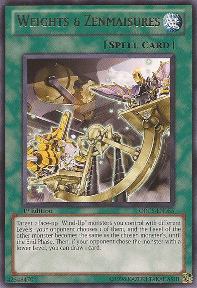 Weights & Zenmaisures [ORCS-EN055] Rare | Odin's Place