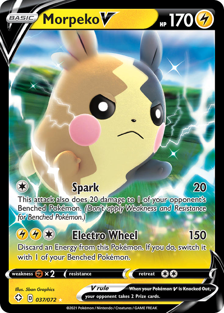 Morpeko V (037/072) [Sword & Shield: Shining Fates] | Odin's Place
