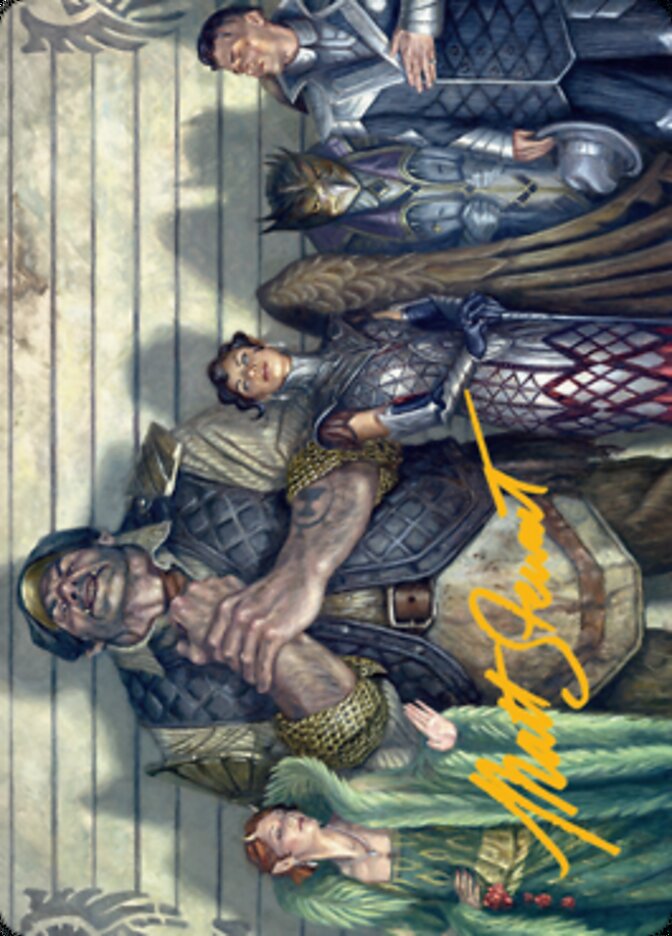 Rogues' Gallery Art Card (Gold-Stamped Signature) [Streets of New Capenna Art Series] | Odin's Place