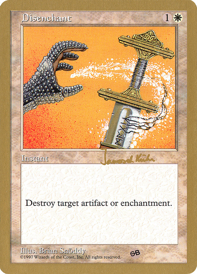 Disenchant (Janosch Kuhn) (SB) [World Championship Decks 1997] | Odin's Place