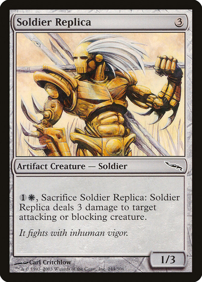 Soldier Replica (244) [Mirrodin] | Odin's Place