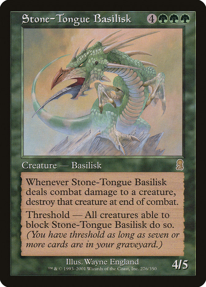 Stone-Tongue Basilisk (276) [Odyssey] | Odin's Place