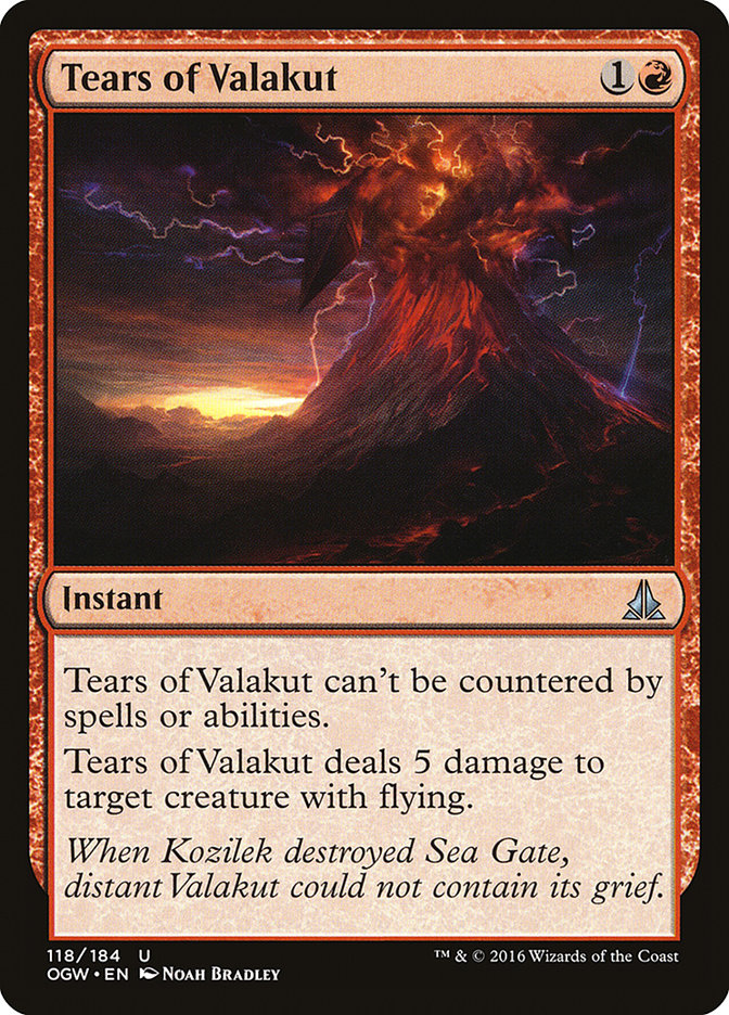 Tears of Valakut (118) [Oath of the Gatewatch] | Odin's Place
