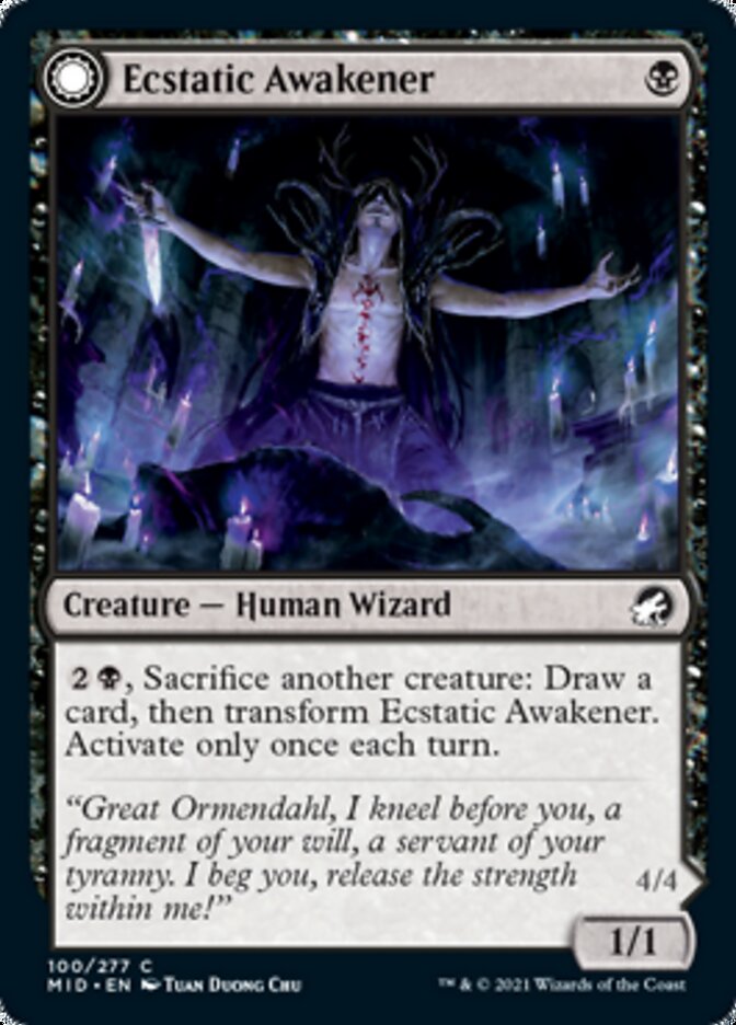 Ecstatic Awakener // Awoken Demon [Innistrad: Midnight Hunt] | Odin's Place