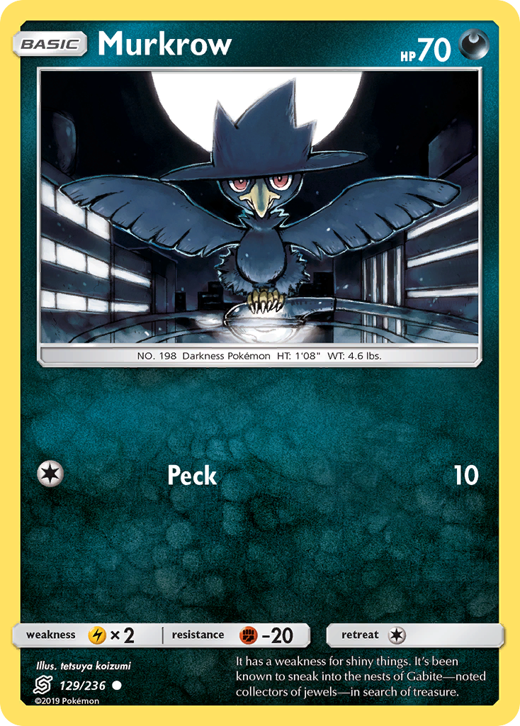 Murkrow (129/236) [Sun & Moon: Unified Minds] | Odin's Place