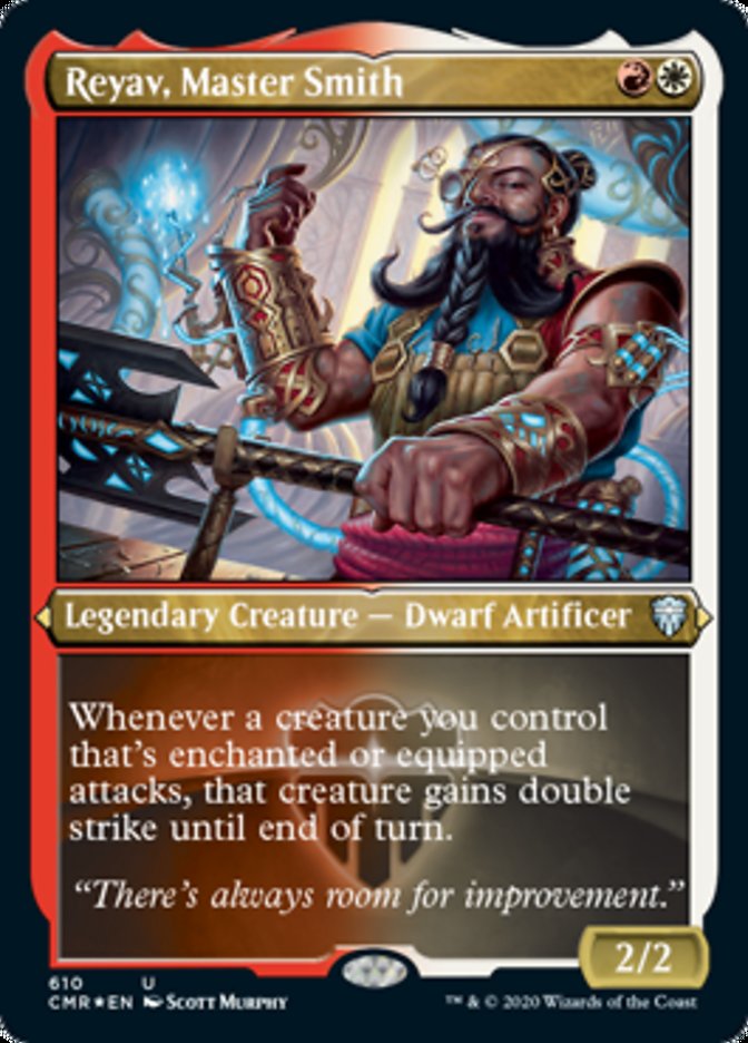 Reyav, Master Smith (Etched) [Commander Legends] | Odin's Place
