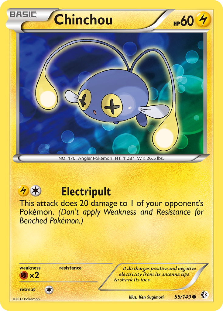 Chinchou (55/149) [Black & White: Boundaries Crossed] | Odin's Place