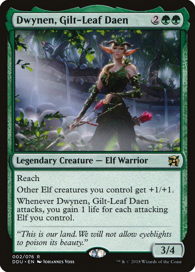 Dwynen, Gilt-Leaf Daen (2) [Duel Decks: Elves vs. Inventors] | Odin's Place