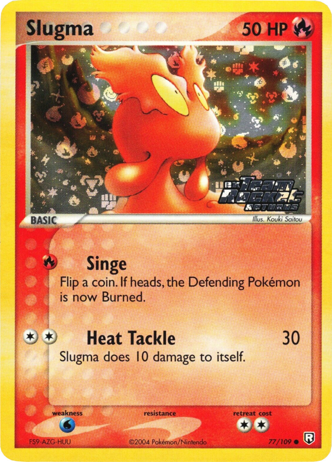 Slugma (77/109) (Stamped) [EX: Team Rocket Returns] | Odin's Place