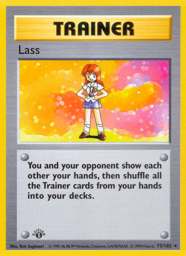 Lass (75/102) (Shadowless) [Base Set 1st Edition] | Odin's Place