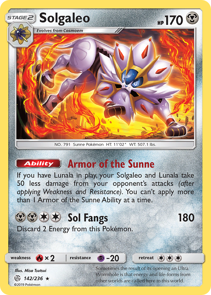 Solgaleo (142/236) [Sun & Moon: Cosmic Eclipse] | Odin's Place