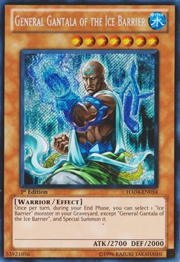 General Gantala of the Ice Barrier [HA04-EN054] Secret Rare | Odin's Place