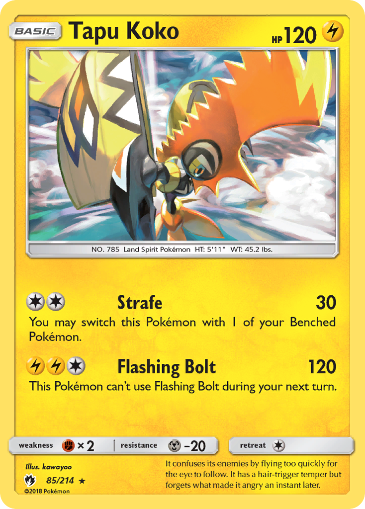 Tapu Koko (85/214) [Sun & Moon: Lost Thunder] | Odin's Place